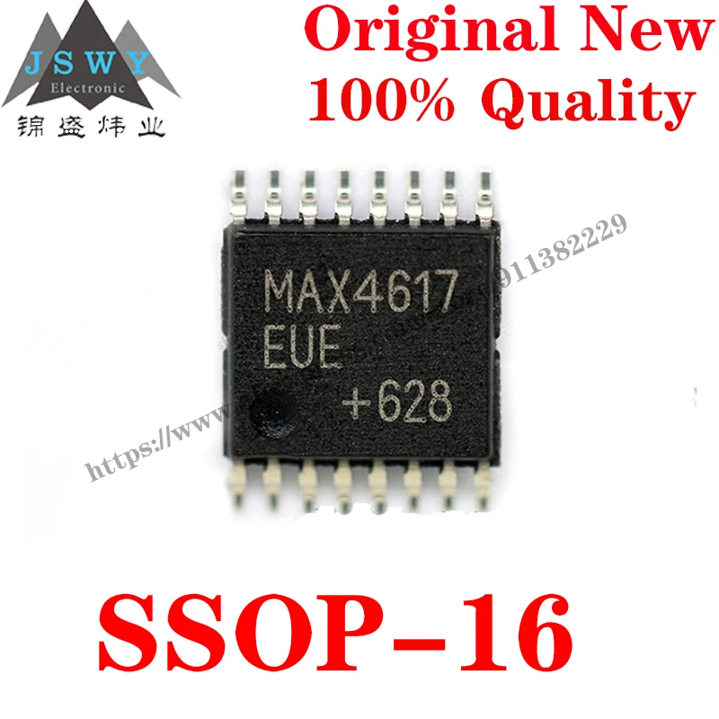 

10~100PCS MAX4617EUE SSOP-16 Semiconductor Multiplexer Switch IC IC Chip with for module arduino Free Shiping MAX4617