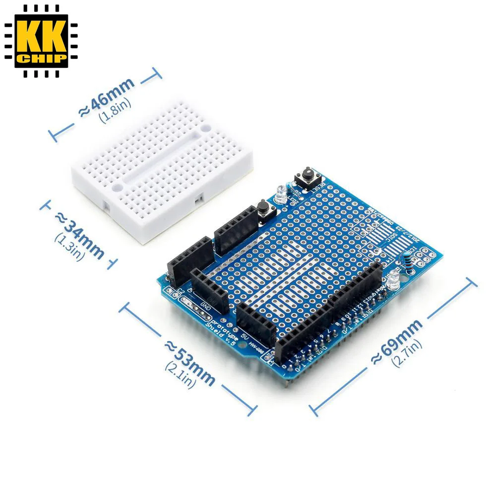 Apply To UNO R3 Extension Board 328P ProtoShield Prototype Including Mini Bread Board