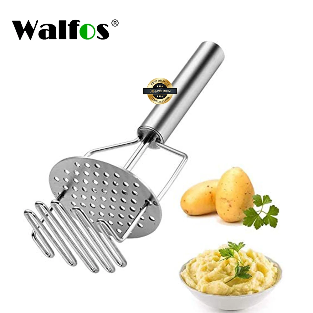 

Walfos Cooking Tools Stainless Steel Potato Ricer Masher Kitchen Accessories Metal Potato Press Vegetable Juicer Press Maker