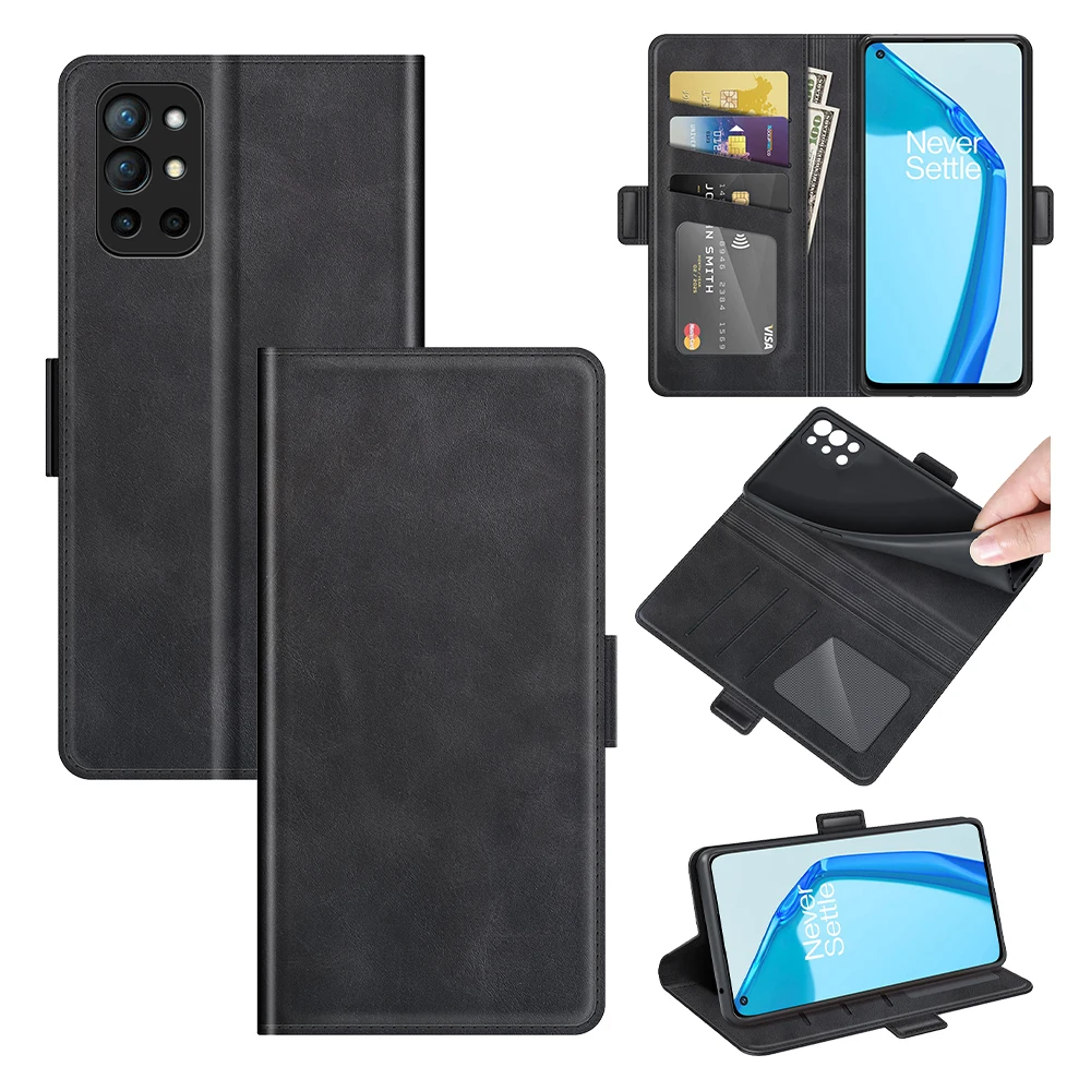 Vintage Leather Wallet Flip Cover for Oneplus 9R, Magnet Phone Case, Shell