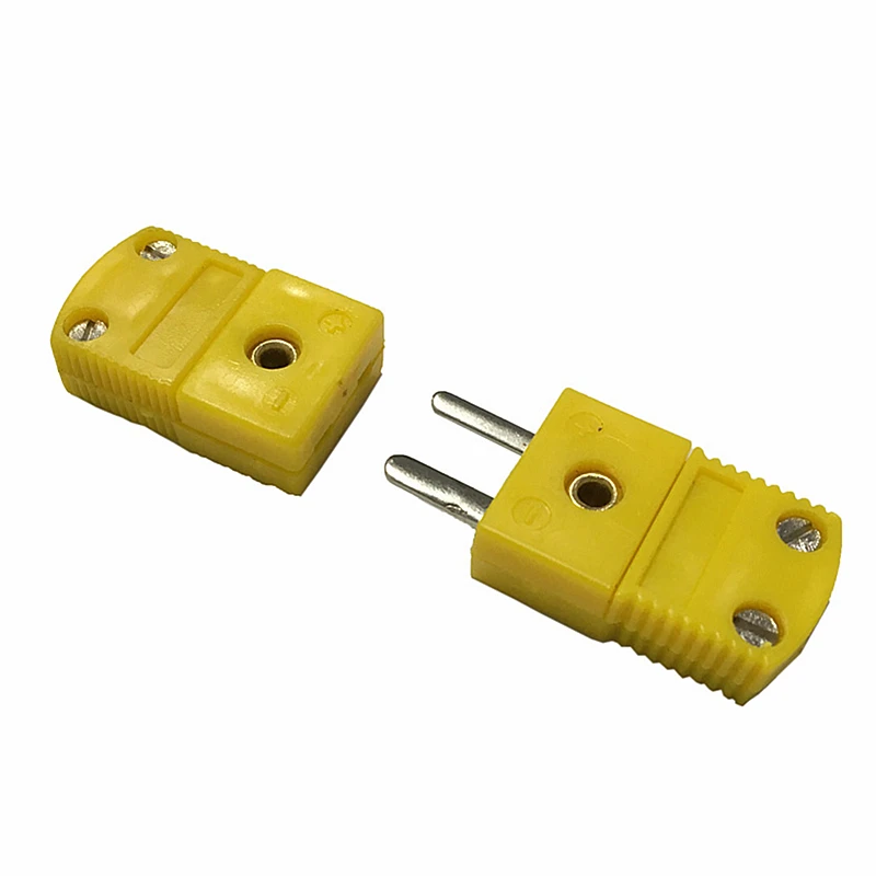K/T/J Type Panel Mount Thermocouple Miniature Socket & Plug Connector Thermocouple Plugs And Sockets Sensor