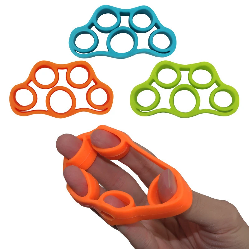 Silicone Finger Exercise Stretcher Arthritis Trainer Piano Guitar Training Expander Rehabilitation Relieve Pain Stress Hand Grip