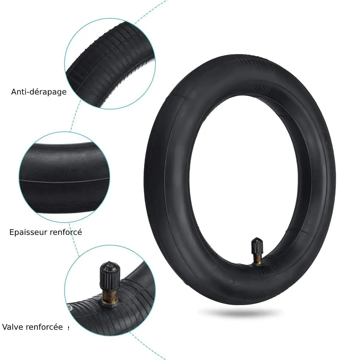 Für Xiaomi Elektrische Roller Reifen Gummi Reifen 8 1/2x2 Verbesserte Verdicken Innenrohr 8,5 "M365 Pro vorne Hinten Ersatz Reifen – Detail 4