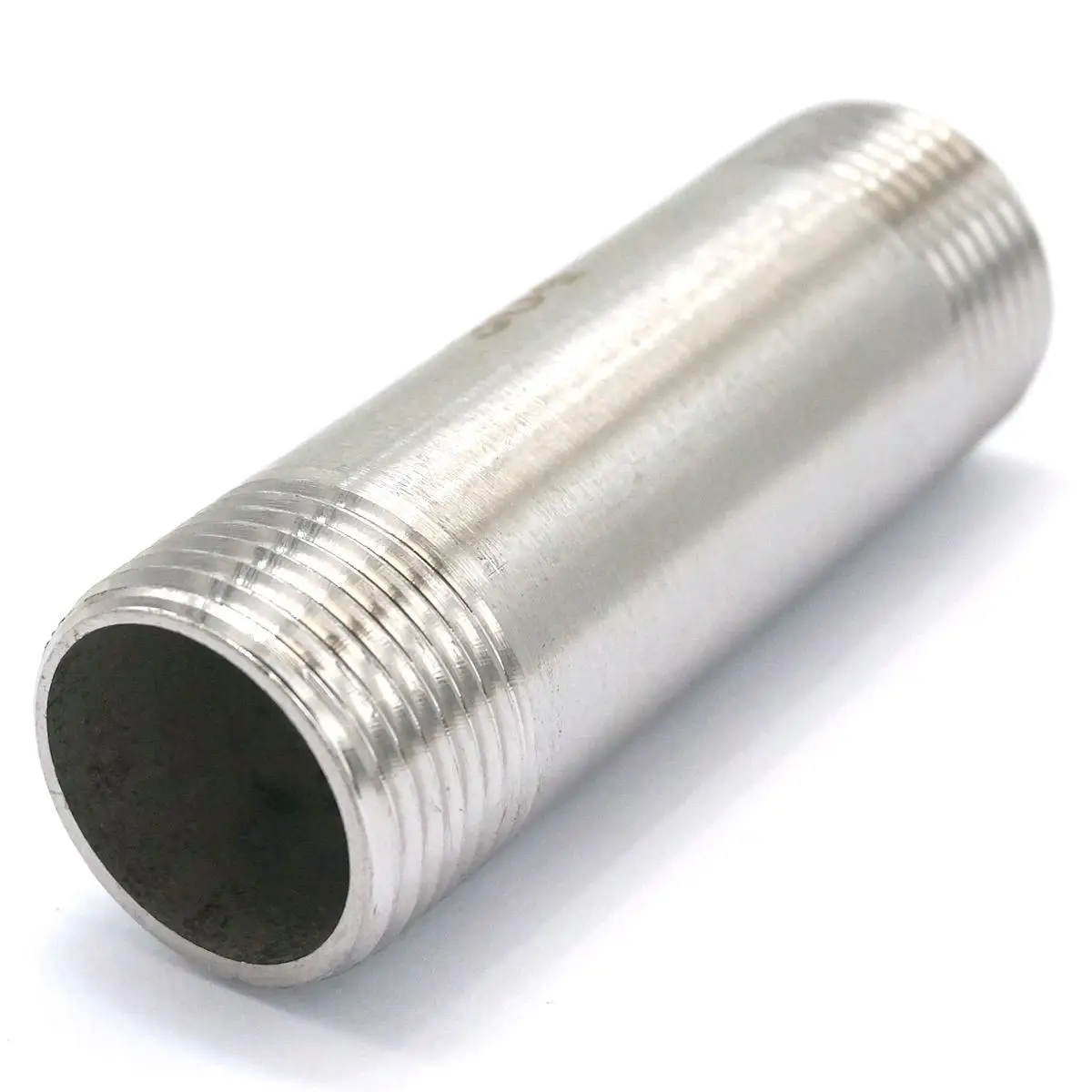 3/4 "Bsp Gelijk Buitendraad Lengte 75Mm 304 Rvs Lange Rechte Pijp Connector Adapter