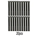 20 piezas negras