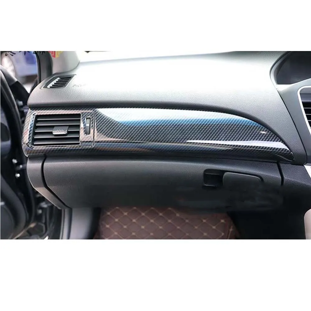 For Honda Accord 9.5th 2016 Right Hand Drive Car Dashboard Side Air Vent Frame Cover Trim Stickers Interior ABS Car Trim Styling