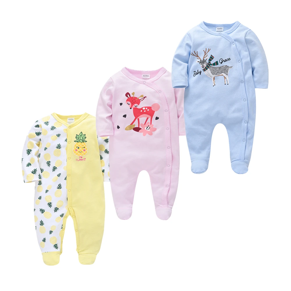 

free shipping ropa de bebe Girls Pyjamas Rompers Infant Baby Clothes Long Sleeve pajamas Toddler Jumpsuits Baby Boy overalls