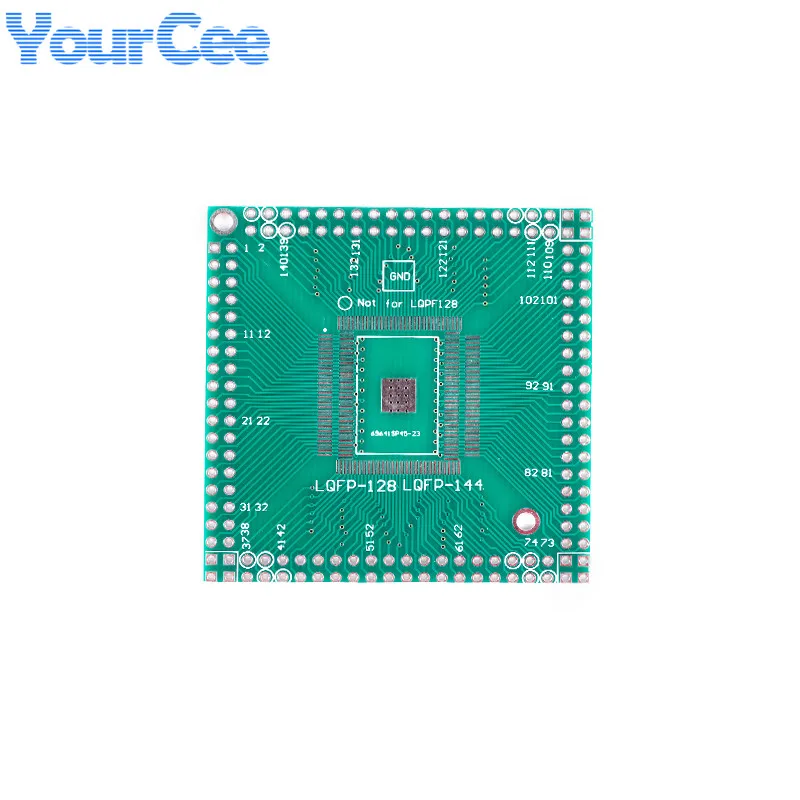 5pcs/2pcs QFP EQFP TQFP LQFP144 LQFP128  SMD Turn DIP Adapter Board QFP EQFP TQFP LQFP144 LQFP128