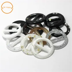 1pcs T-Shirt Clips inner diameter 24mm adjustable Resin Round Shape buckle Fashion garment corner storage