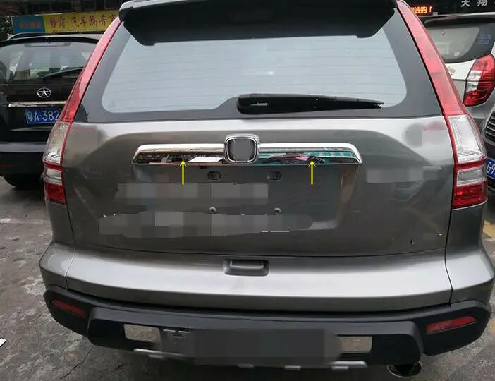 for Honda CR-V 2007 2008 09 10 2011 ABS Chrome Trunk Rear Gate Door Lid Stripe Cover Trim