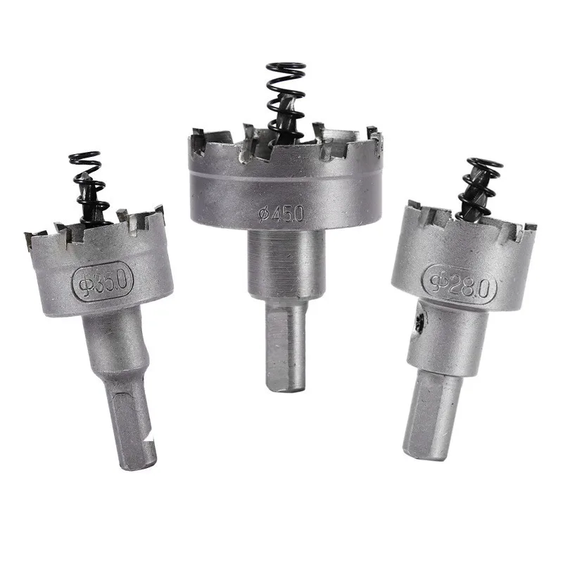 SANAI TCT Hole Saw Drill Bit  12 - 200mm Alloy Iron Metal Stainless Steel Wood Cutting Kit Steel Plates Hole Saw Drilling Bit