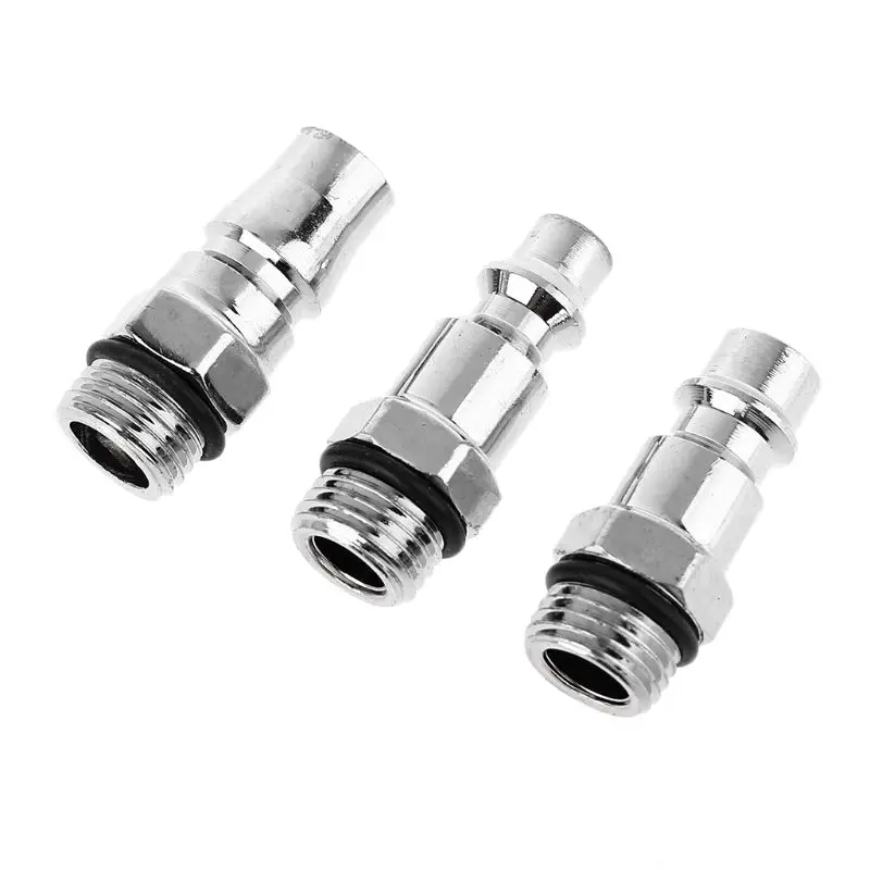 3 pezzi attacco rapido US JP tipo ue Set raccordi per tubi flessibili aria compressore a spina 1/4 NPT