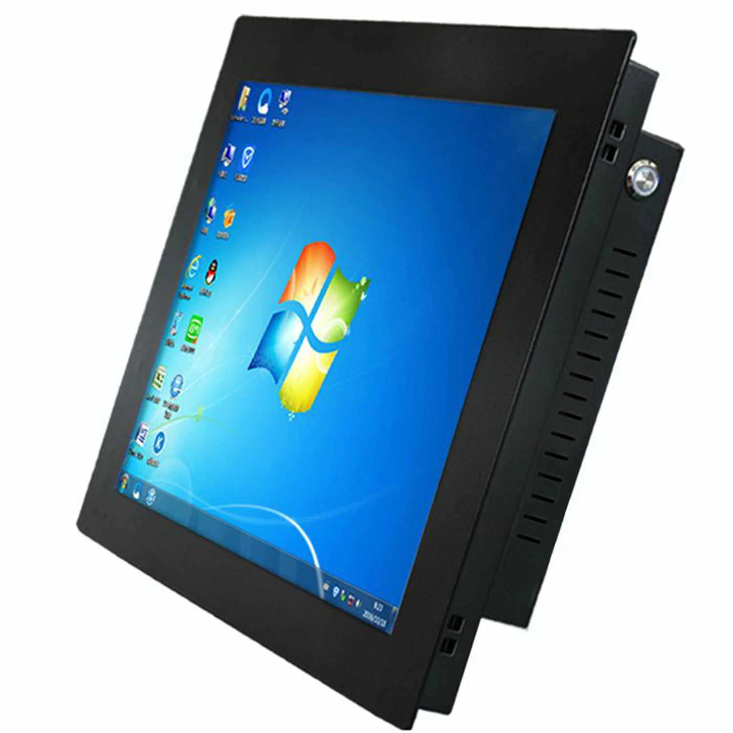 14 15.6 17.3 Inch Embedded Industrial Computer All-in-one PC Panel with Resistive Touch Screen wifi for Win10 Pro 1366*768