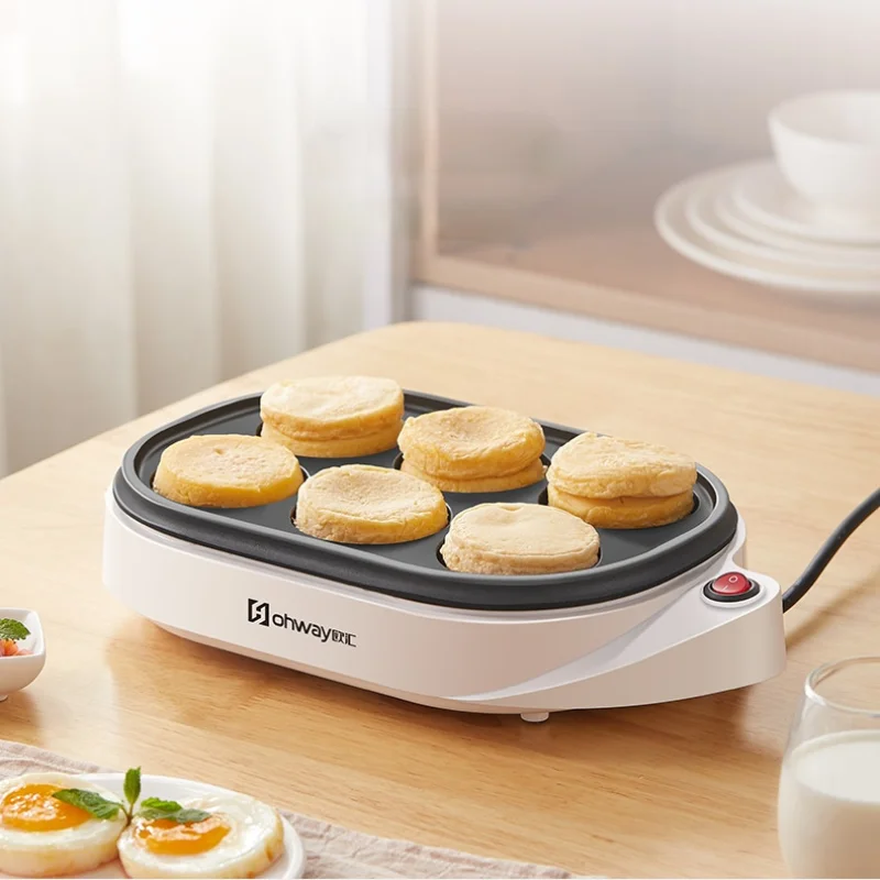 

GY Plug-in Small Breakfast Pot Poached Egg Fried Eggs Non-Stick Egg Dumpling Pan Eggs Burger Machine Mold Four Holes