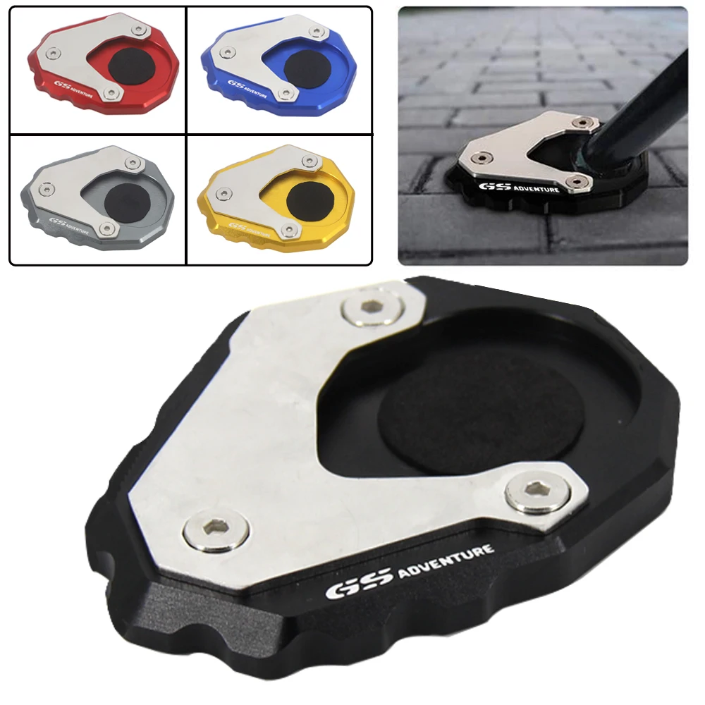 Motorcycle Kickstand Foot Side Stand Extension Pad Support Plate For BMW R1200GS R1250GS R 1200 1250 GS ADV Rallye LC2013-2018