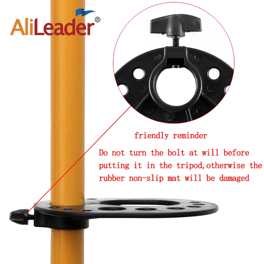 Alileader Cheap Convenient Wig Making Kit For Adjustable Tripod Stand Holder  Mannequin Head Tripod For Wig Making Storage Tool