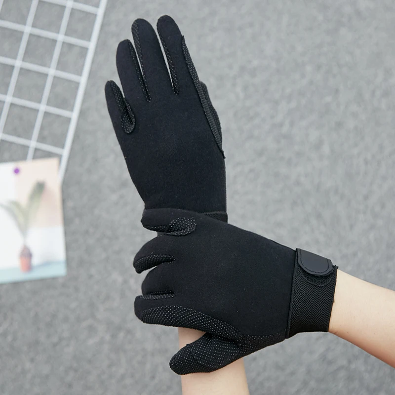 Equestrian Gloves Silicone Riding Male Equestrian Anti-slip Gloves Female Children Horseback Riding Gear