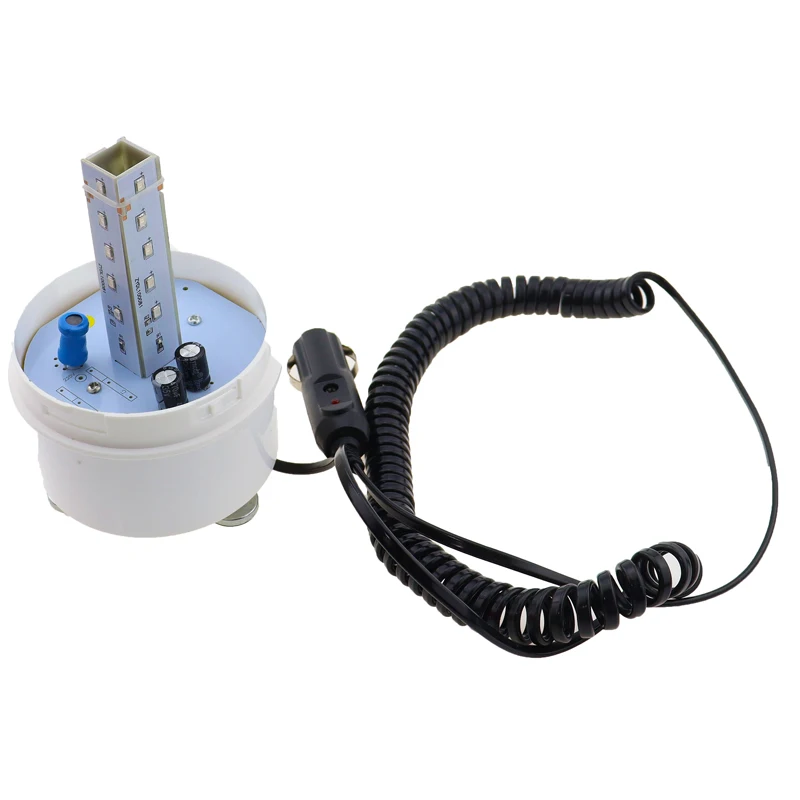 LED-1101 Rotating rotary LED strobe LED warning light  12V 24V 110V 220V Strong magnetic suction base with cigarette lighter