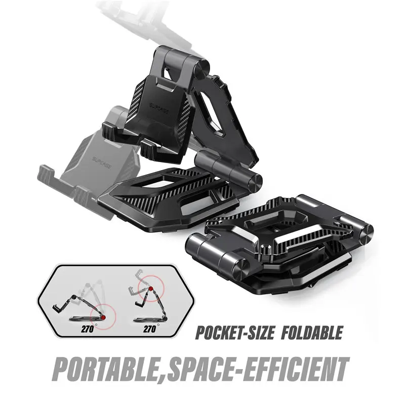 SUPCASE Portable Adjustable Desk Mount Holder Dock For iPhone iPad Air Pro Mini, Galaxy Tab,For Nintendo Switch and More