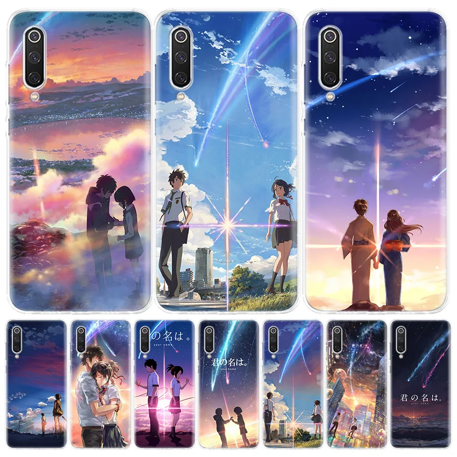 Anime Movie Prints Your Name Soft Phone Case for Xiaomi Redmi Note 13 12S 12 11S 11 11T 11E 10S 10 Pro Plus 9S 9 8T 8 7 Cover Co