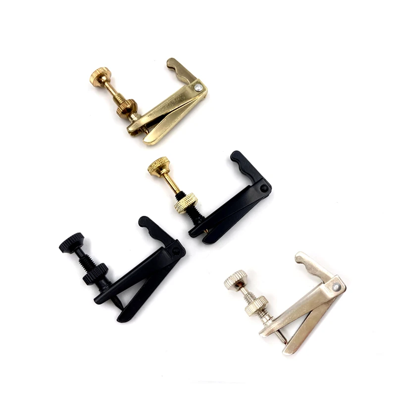 4pcs cello fine tuners 4/4  3/4  1/2  1/4  Black/ Golden/Silver cello strings Hooks adjuster tuners，Cello Parts Accessories