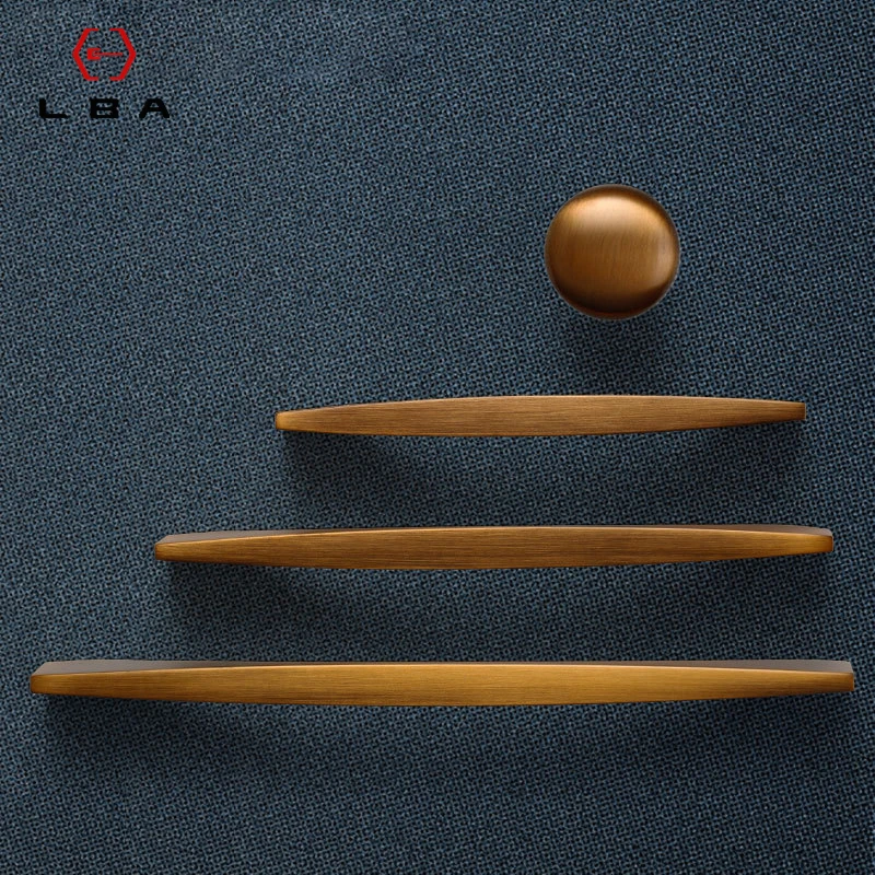 Zinc Alloy Decorative Furniture Door Handle Nordic And Chinese Style Kitchen Cabinet Drawer Flush Handles For Interior Doors