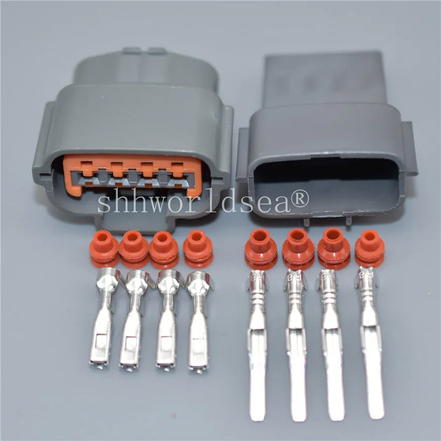 2/10/30/100Sets 4 Pin 2.2MM 6098-0144 Gasoline Pump Plug Alternator Repair Connector Oxygen Sensor Plug For Nissan Mitsubishi