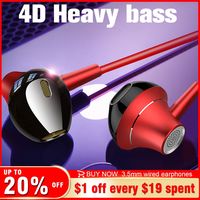 Hybrid Pro HD In-Ear Earphones Braided Wired 4D Heavy Bass Metal Dynamic Earphone With Mic For Xiaomi Huawei Phone