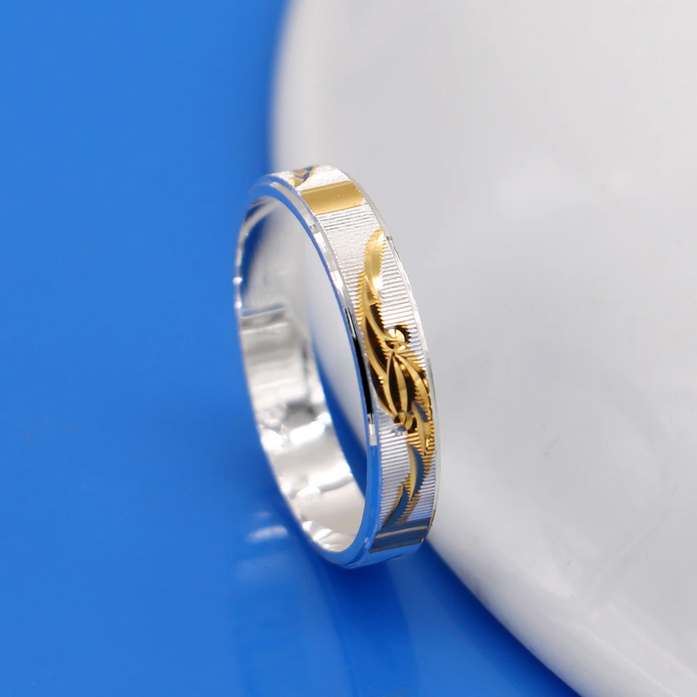 Fashion New 100% 925 Sterling Silver Ring Men\'s / Women\'s Silver Ring Pattern Design Solid Silver Ring Charm Jewelry Gift