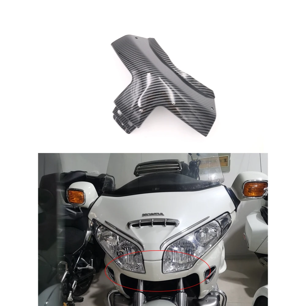 

Fairing Cover Cowl For Carbon Fiber Paint ABS Front Lower Nose Headlight Panel For Honda Goldwing GL1800 2001 - 2013