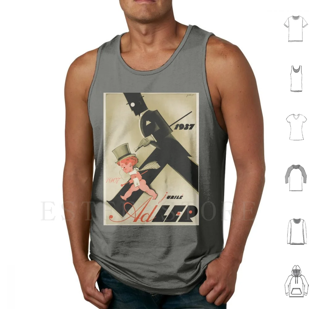 Noel Fontanet-Jubilé, 1937, Art Deco Poster Camisetas sin mangas Chaleco sin mangas 1920 1930 1920s 1930s Arte Arte Arte obra de arte