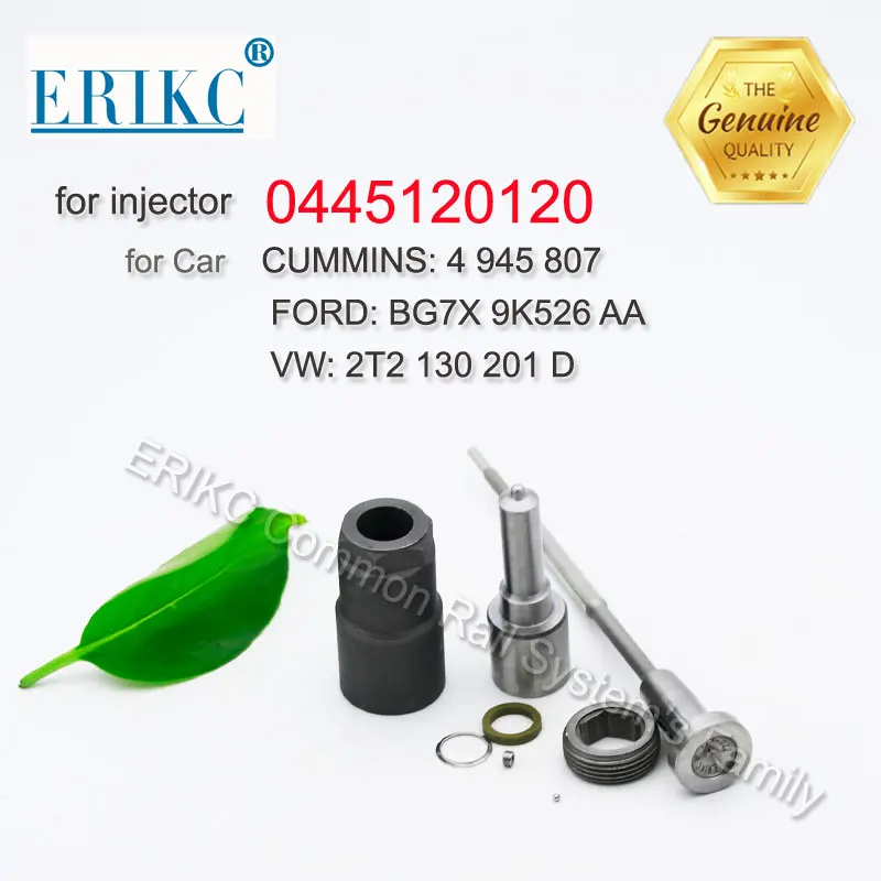 

ERIKC Repair Kits Fuel Injector Nozzle DLLA118P1691 Sprayer Valve F00RJ01941 for FORD CUMMINS 4945807 Injection 0445120120