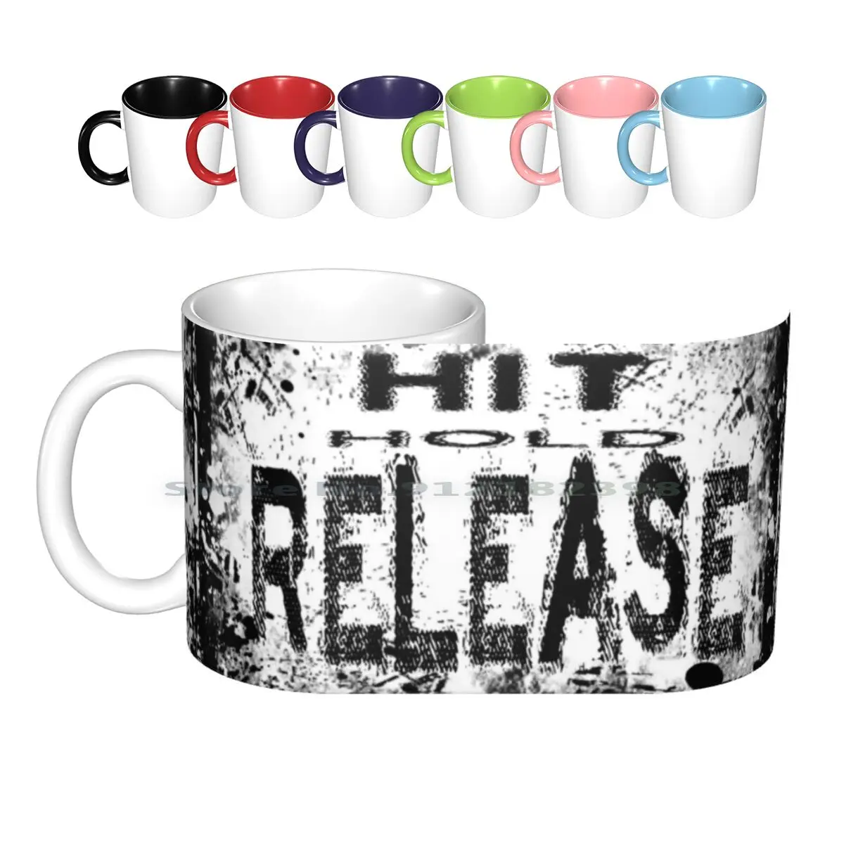 Hit Hold Release Ceramic Mugs Coffee Cups Milk Tea Mug Sex Gay Orders Poppers Training Bdsm Sub Dom Creative Trending Vintage