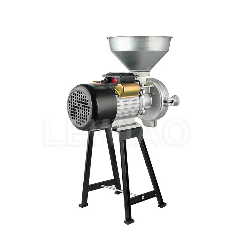 Commercial Wet And Dry Food Grains Grinder Small Fine Powder Grinding Machine Whole Grain Mill Crushing Machine Feed Crusher