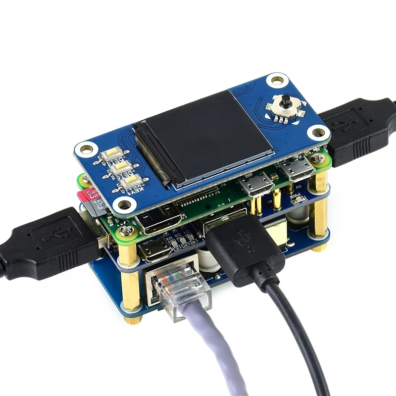 Imagem -02 - Raspberry pi Zero Poe Alimentação sobre Ethernet Usb Hub Hat x Usb 2.0 Portas 802.3af-complacente para Raspberry pi Zero com Zero wh Zero