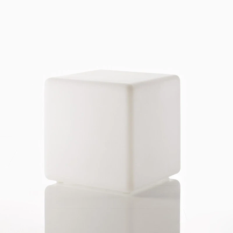 Plastic Cubes Shell Case, Bar Table, Outdoor, Plastic PE, No Light Source, D20cm, D25cm, D30cm, 40cm, 43cm, 50cm, 60cm, 1Pc