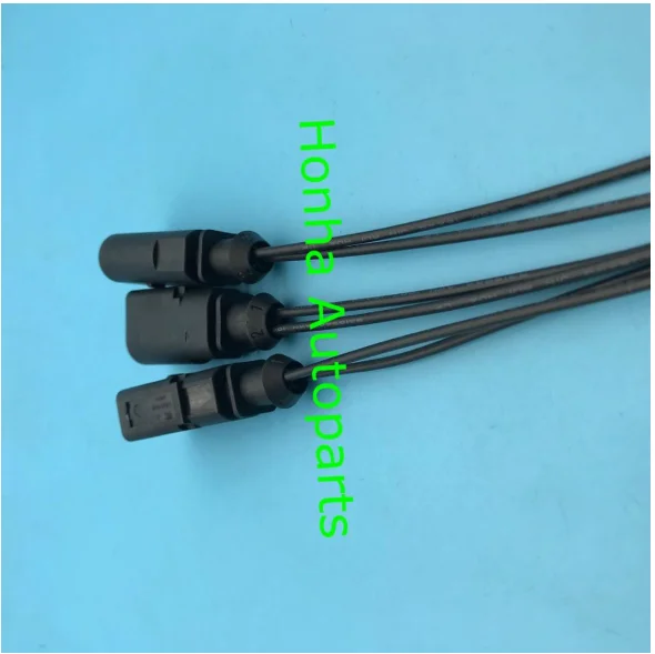 

5/10/20/50/100 pcs 2 Pin Plug Flat Contact Housing Connector Wire Harness with black 15cm 20AWG Cable 1J0973802 1J0 973 802