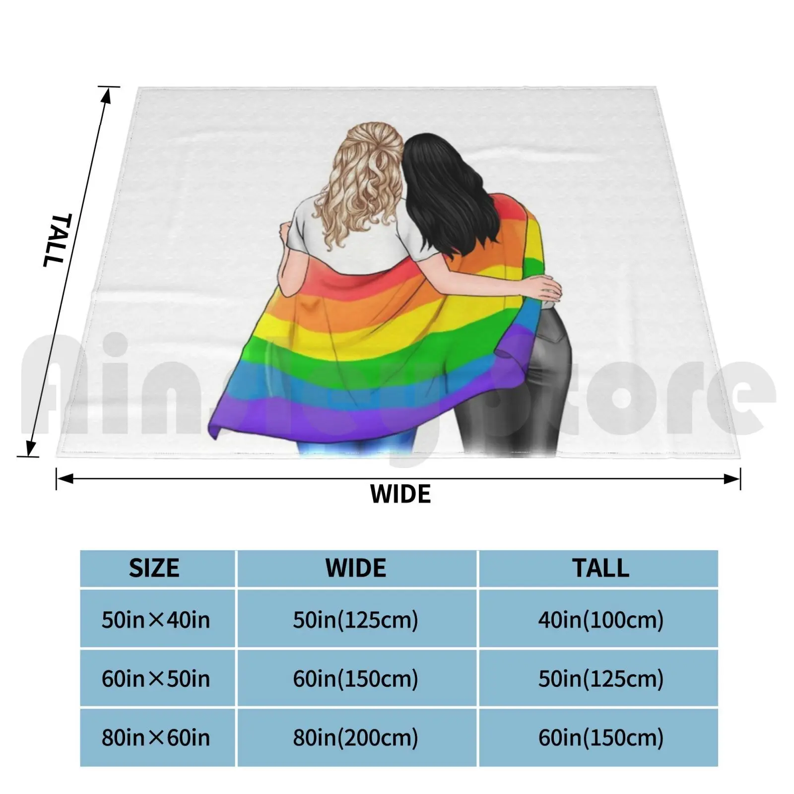 Proud Women Blanket Fashion Custom Pride Couple Womens Womens Supercorp Kara Danvers Lena Author Kara