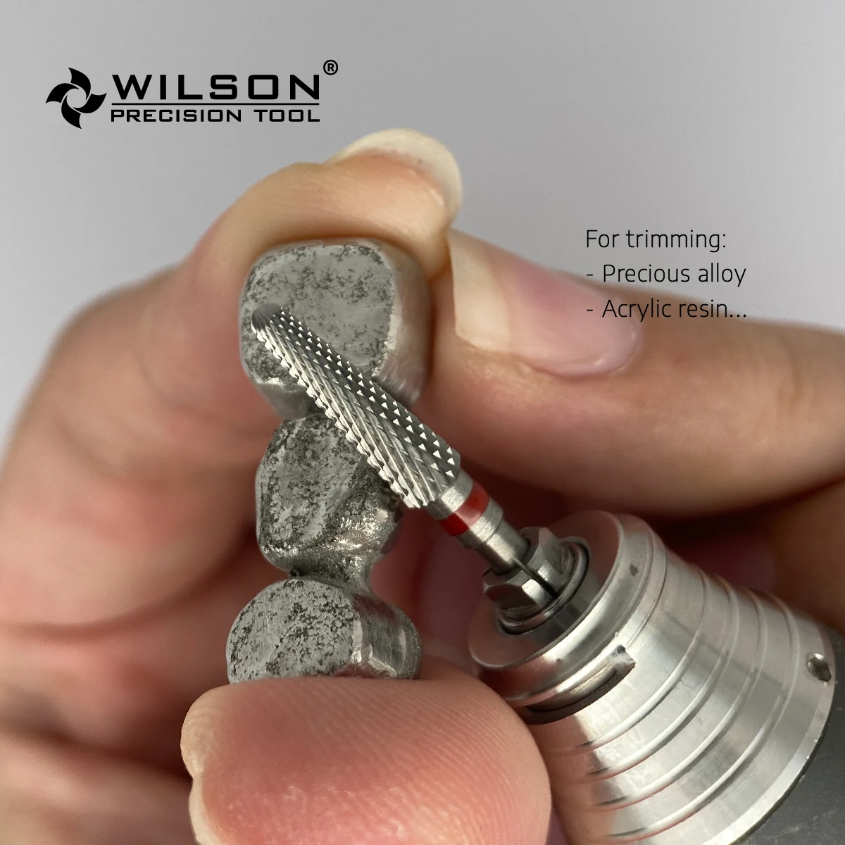 WilsonDental Burs 5000212-ISO 201 140 040 Tungsten Carbide Dental Burs for trimming Metal/Acrylic