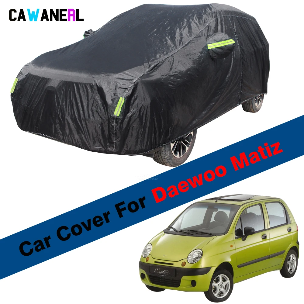 

Car Cover Outdoor Sun Shade Anti-UV Rain Snow Prevent Cover Auto Waterproof For Daewoo Matiz