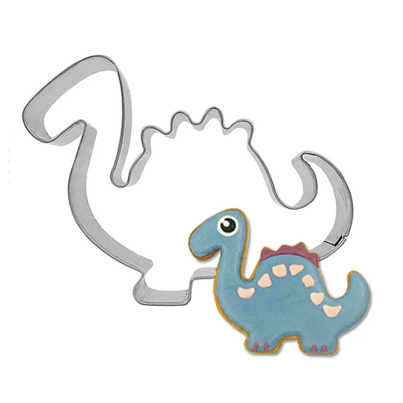 

1pc Dinosaur Animal Party Baking Stainless Steel Fondant Biscuit Cookie Cutter Tool Bakeware DH028
