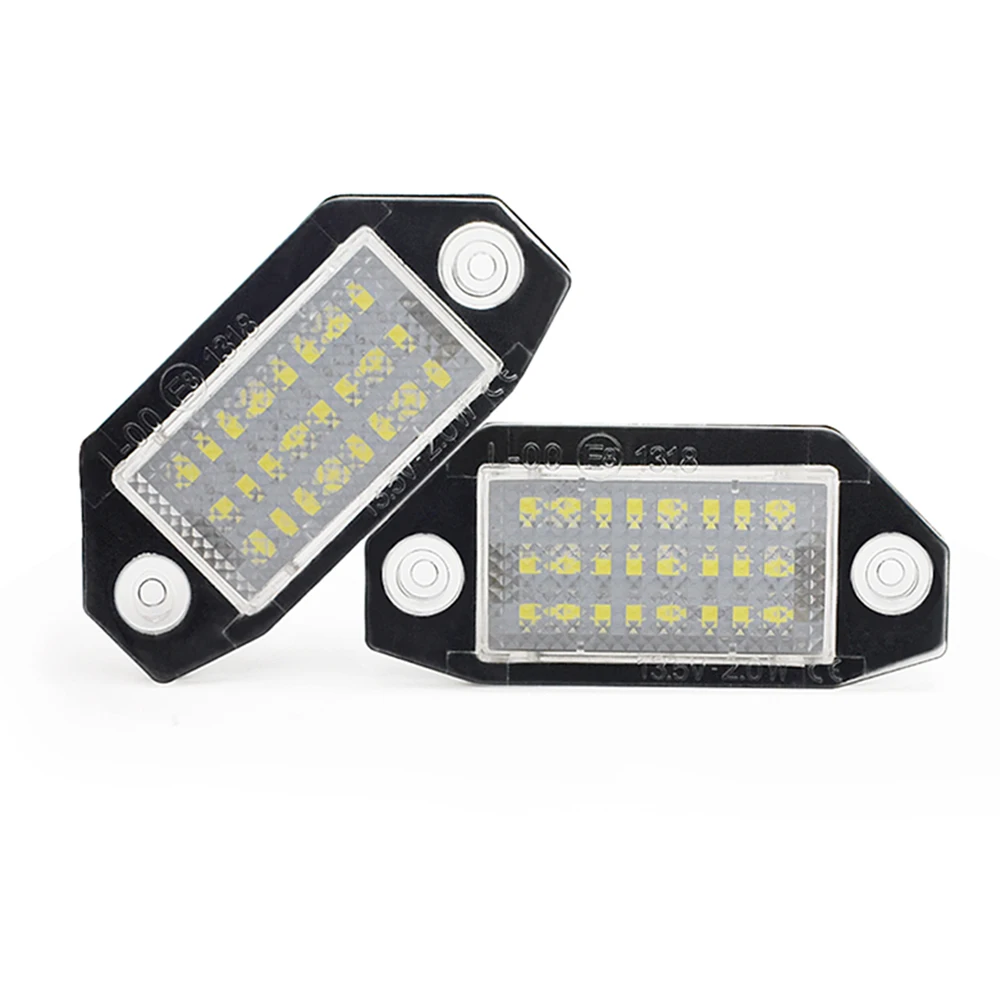 

2pcs Led Car Number License Plate Light for Ford Mondeo MKIII MK3 2000-2007 4D 5D 12V Auto Warning Lamp Signal Lamps Accessories