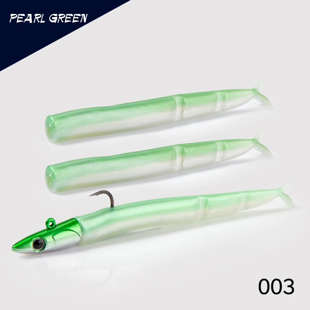 Hunthouse Weichköder JIG-Kopf Angelköder 105mm/5g 115mm/9g 124mm/15g Easy Shiner Swimbaits Zweifarbige Bass-GT-Fisch-Accessoires