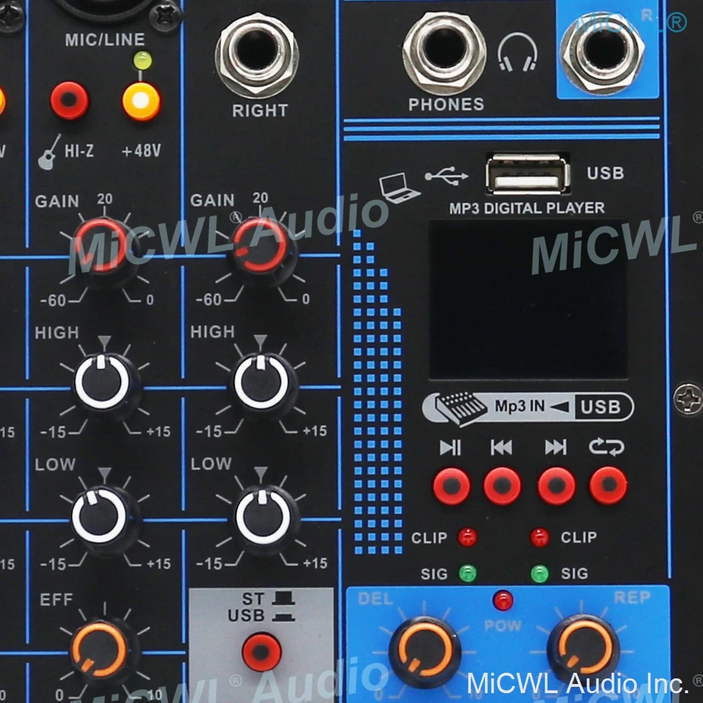 MiCWL YAMAH MG6-Bluetooth Digital Audio DJ Mixer Sound Board Console System Live Laptop PC Stage Guitar Stiwitch Control Desk