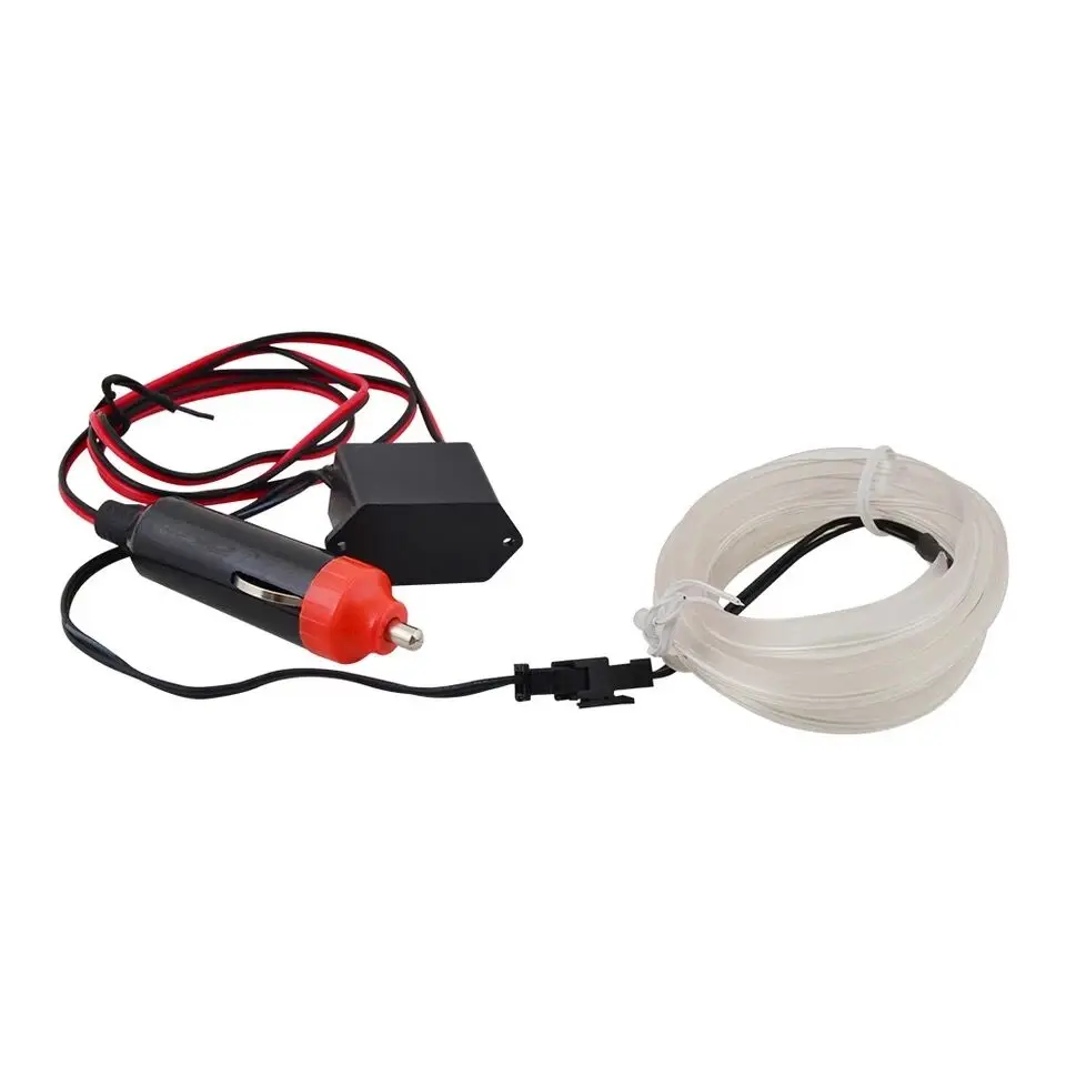 Car Interior Lighting DIY 1/2/3M Strips Auto LED Strip Garland EL Wire Rope Car Decoration Neon LED lamp Flexible Rope Tube