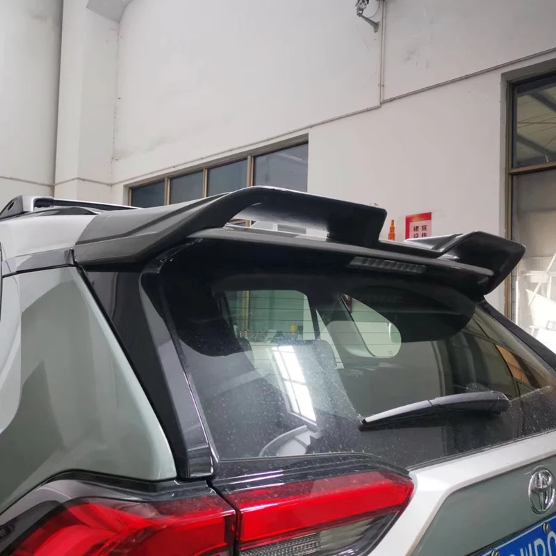 For 2019 2020 New Toyota RAV4 Spoiler High Quality ABS Material Car Rear Wing Lip Spoiler by Primer Color