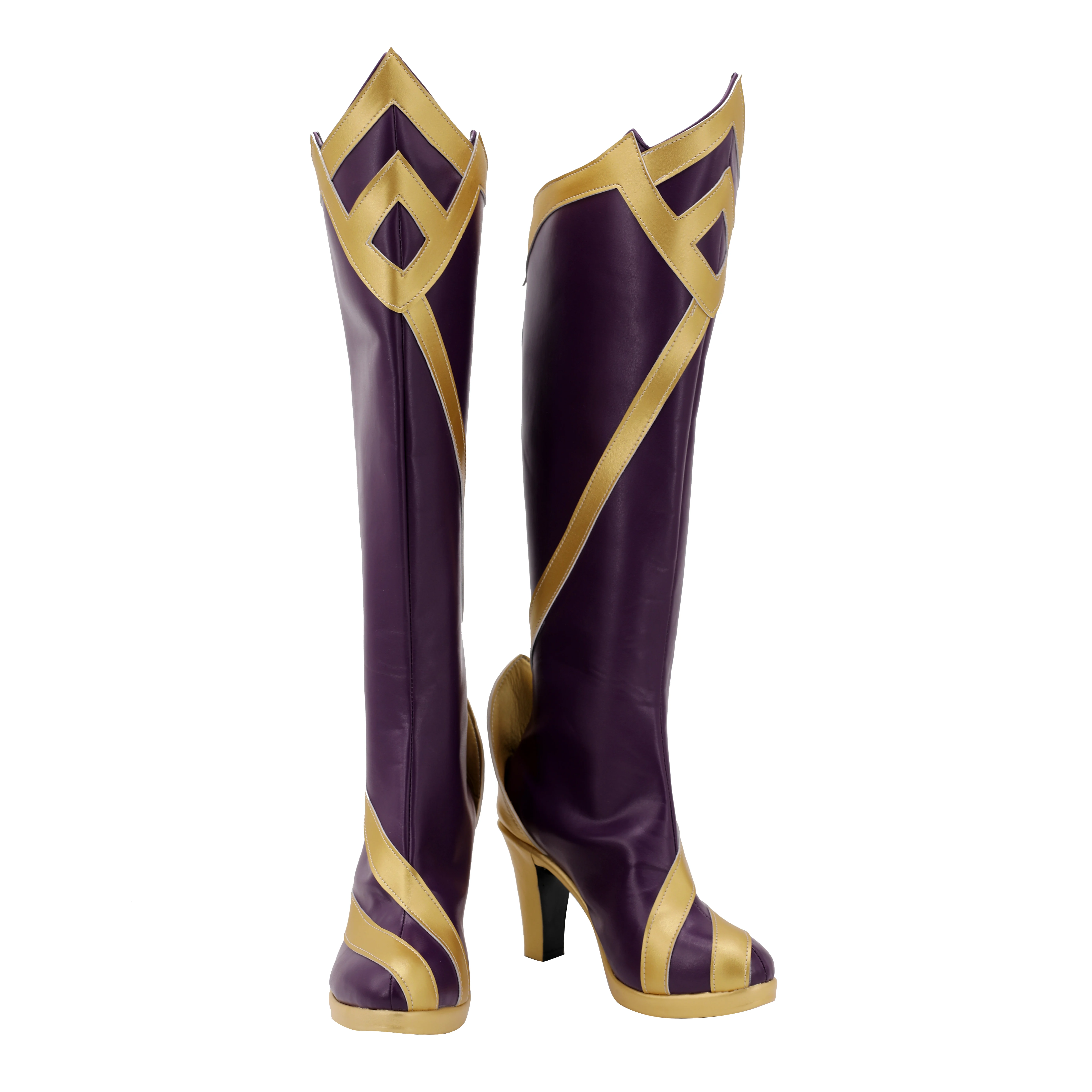 Game LOL Ahri Cosplay Shoes Adult Women High Heel Boots Halloween Cosplay Shoes