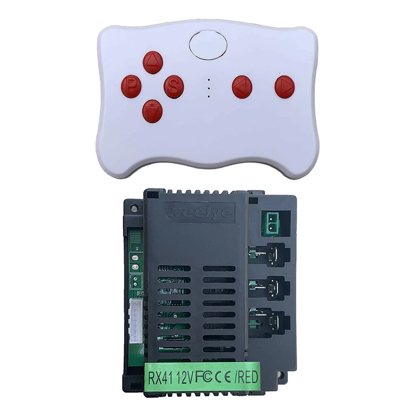 Wellye rx41/fcce 12v carro para crianças com bluetooth 2.4g controle remoto e kit receptor controlador caixa de controle acessórios