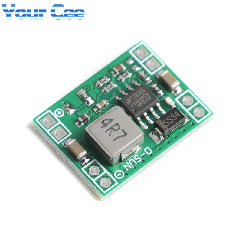 5pcs MP1584 Ultra-Small Size Mini DC-DC Step Down Buck Stabilized Power Module 3.3V 5V 9V 12V ultra LM2596