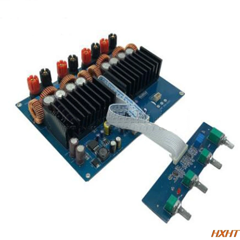 600W/3 ohm + 2*300W/6 ohm TAS5630 2.1 high-power digital power amplifier board (1200W)